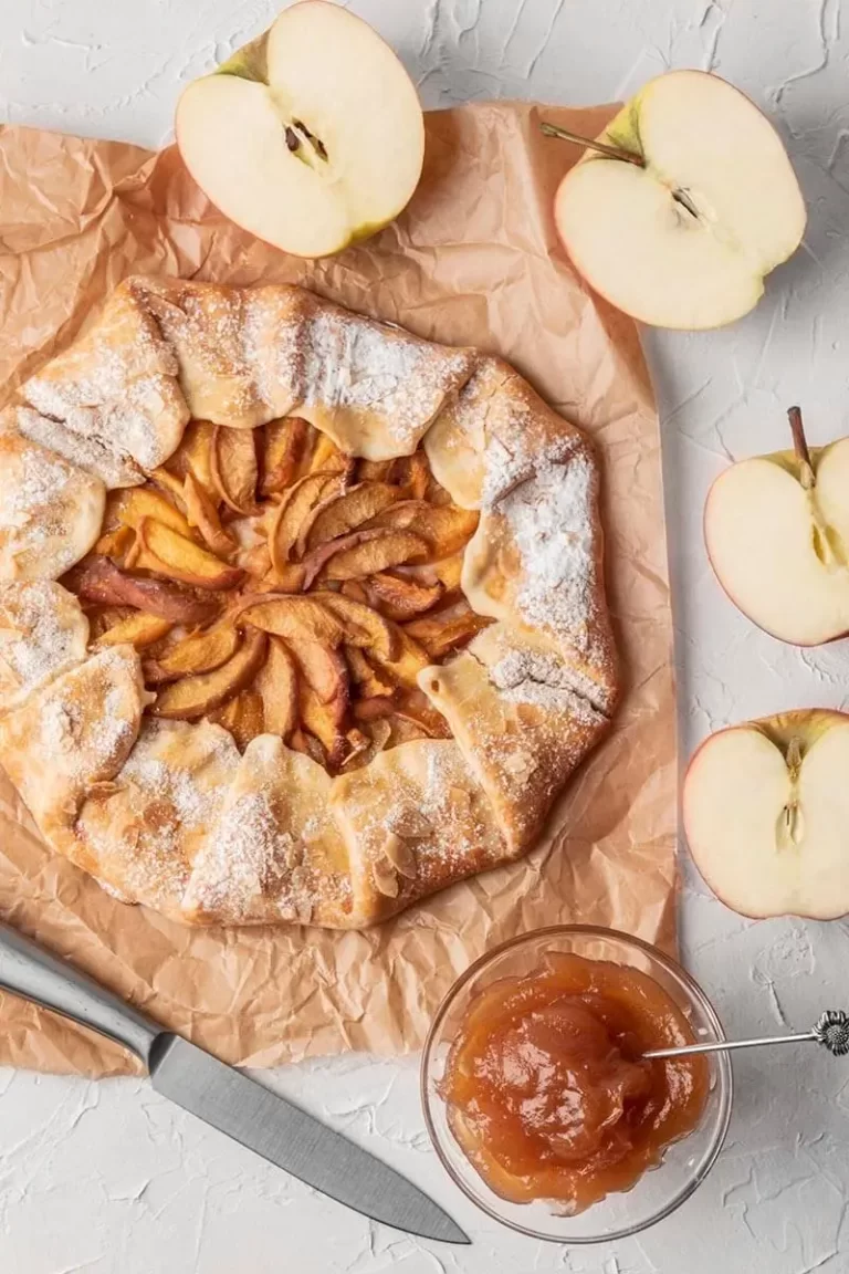 Apple and Almond Galette with Apple Preserves