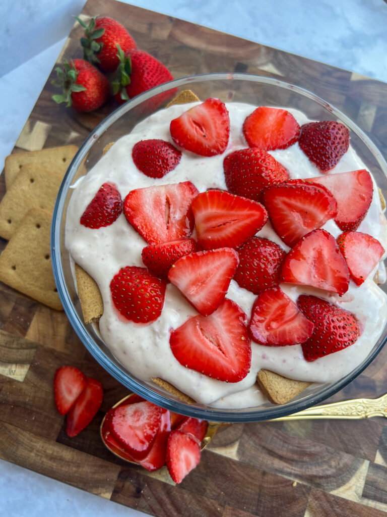 Strawberries & Cream Summer Pudding