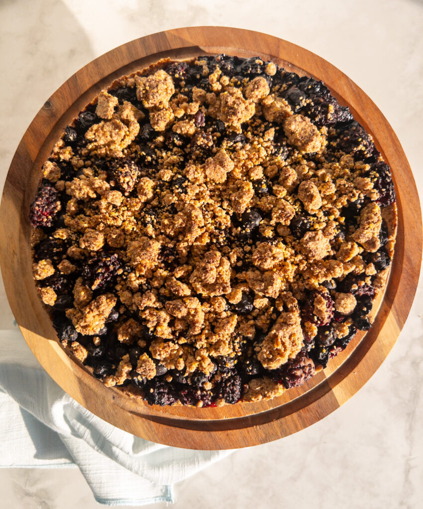 Cornmeal Berry Tart