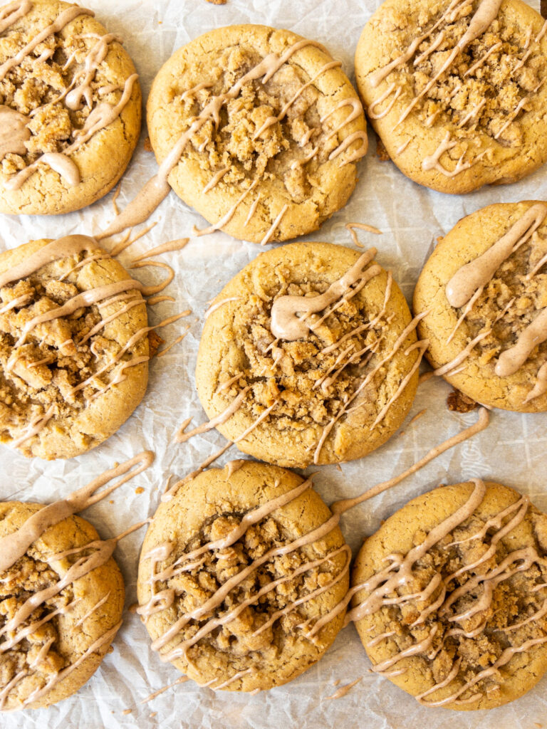 Coffee Cake Crumble Cookies